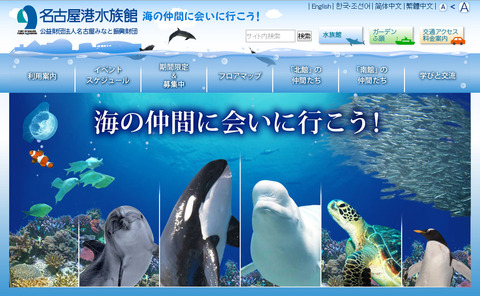 名古屋港水族館にやってきました！